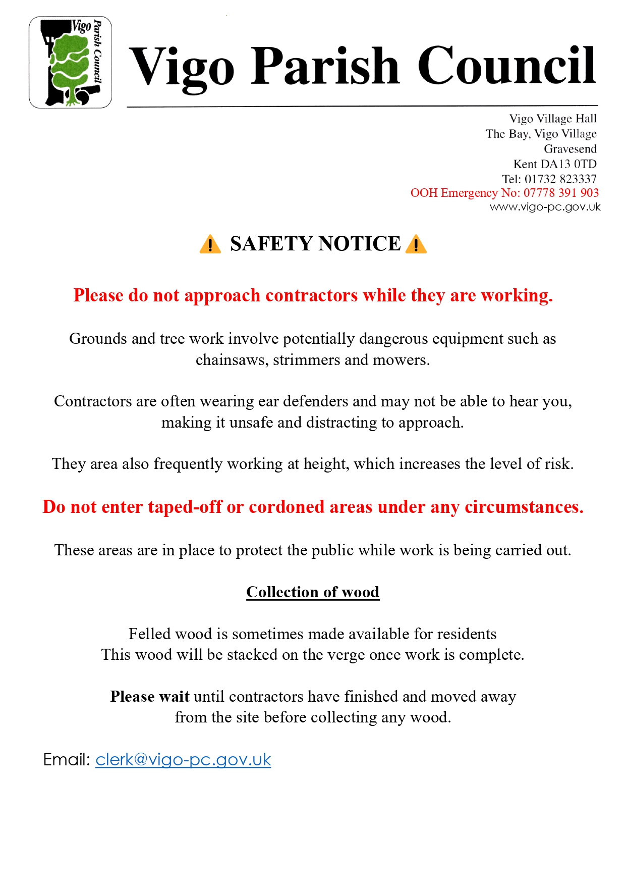 Important Safety Notice