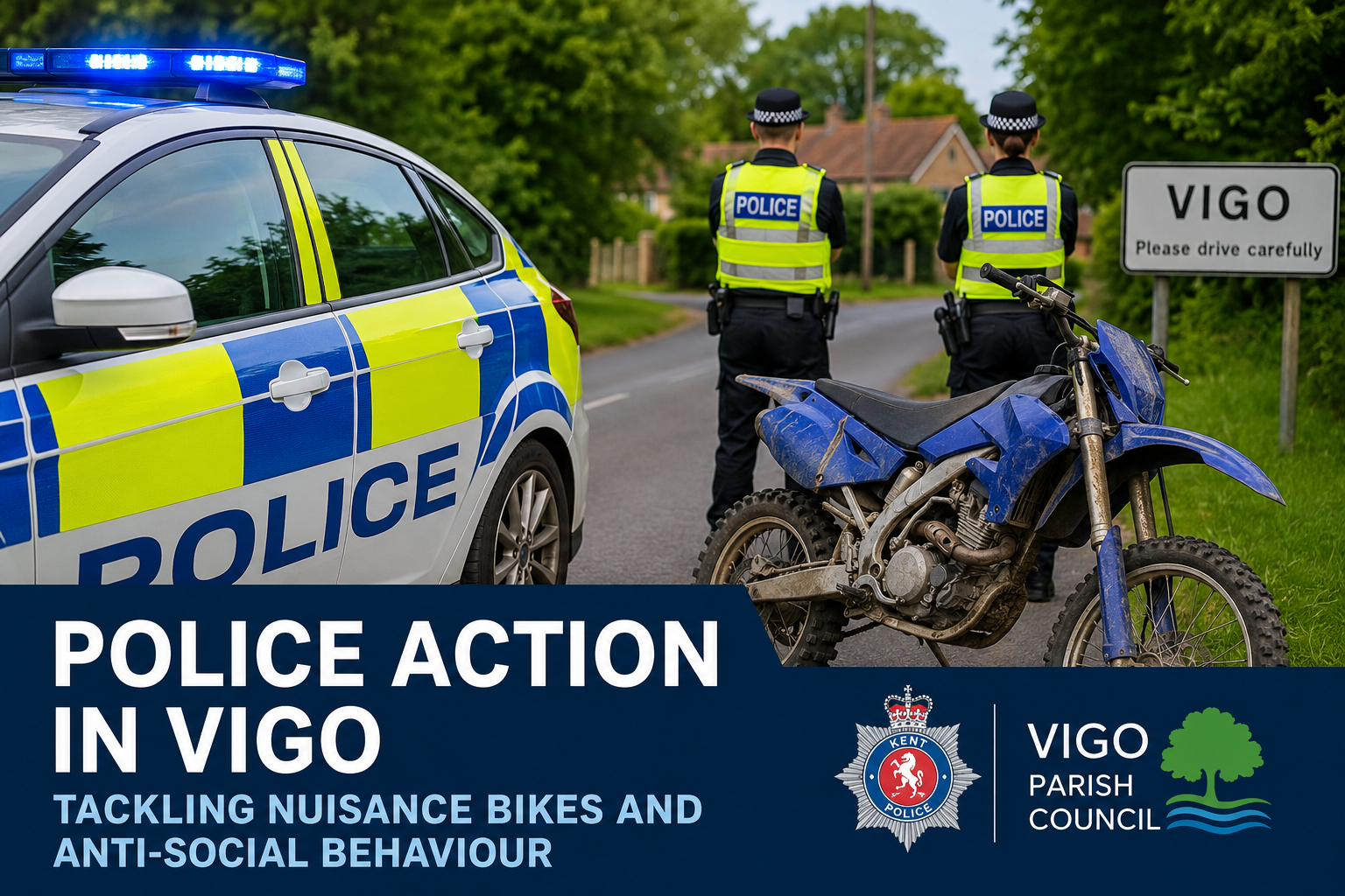 POLICE ACTION IN VIGO – NUISANCE BIKES & ANTI-SOCIAL BEHAVIOUR